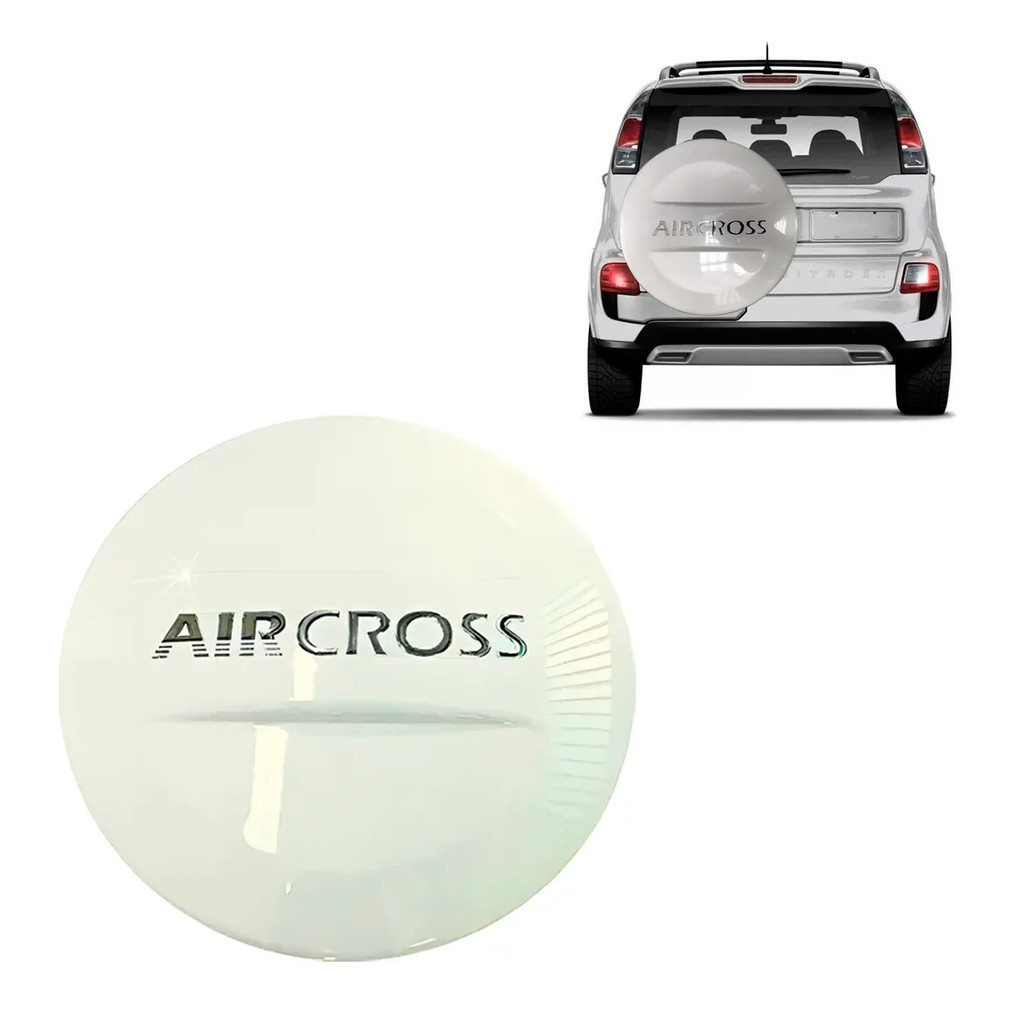 CAPA DE ESTEPE RIGIDA COM CADEADO PARA CITROËN AIRCROSS 2015/2017 ARO 14/15/16 VARIAS CORES