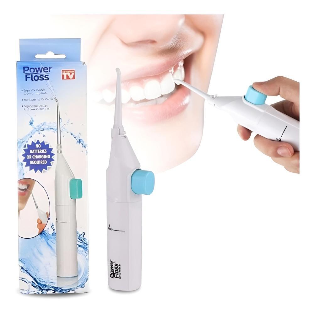 IRRIGADOR ORAL JATO AGUA LIMPEZA BUCAL GENGIVA FIO DENTAL AUTOMATICO PORTATIL VIAGEM