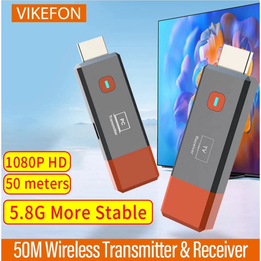 50M 1080P Transmissor E Receptor Extensor De Vídeo Hdmi Sem Fio Vídeo Receptor Display Para PS4 Câmera Portátil PC TV