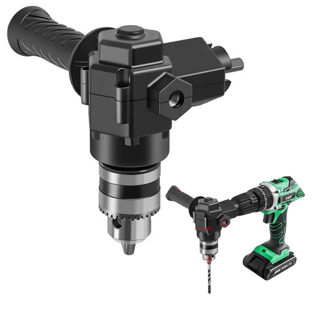 Adaptador de Ângulo Reto 90° para Parafusadeira – Fixação de Broca Elétrica com Mandril em Oferta na Shopee