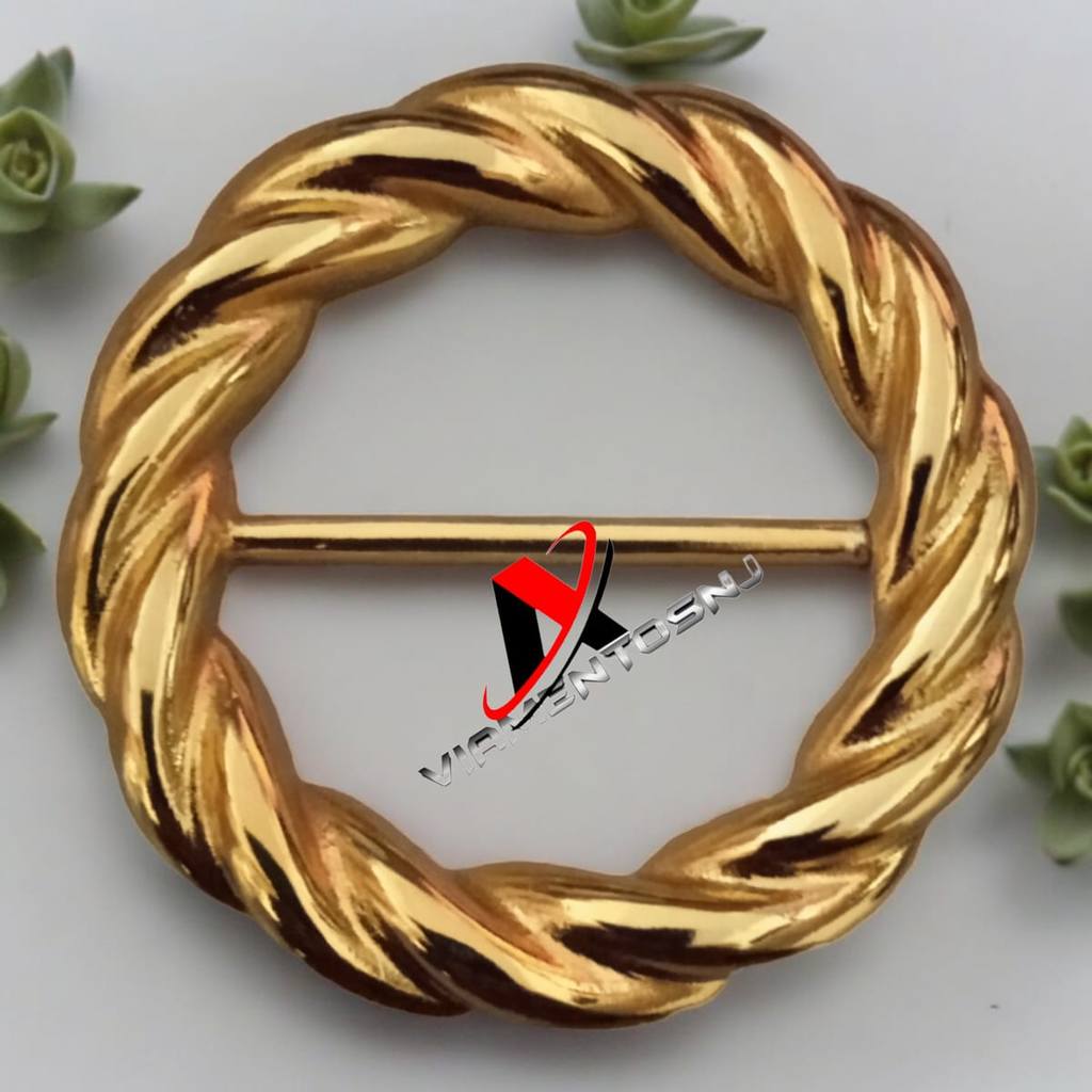 Fivela Redonda Com Reforso Transado Pacote Com 6pçs em Oferta na Shopee