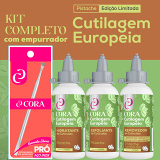 Kit Cutilagem Europeia Cora Gel Pistache em Oferta na Shopee