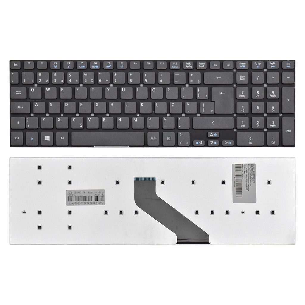 Teclado para Notebook Acer Aspire E5-571-5474 ABNT2 - UK Style