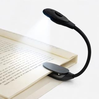 Luz de Leitura LED Com Clipe Ajustável Portátil Luminária Compacta em Oferta na Shopee