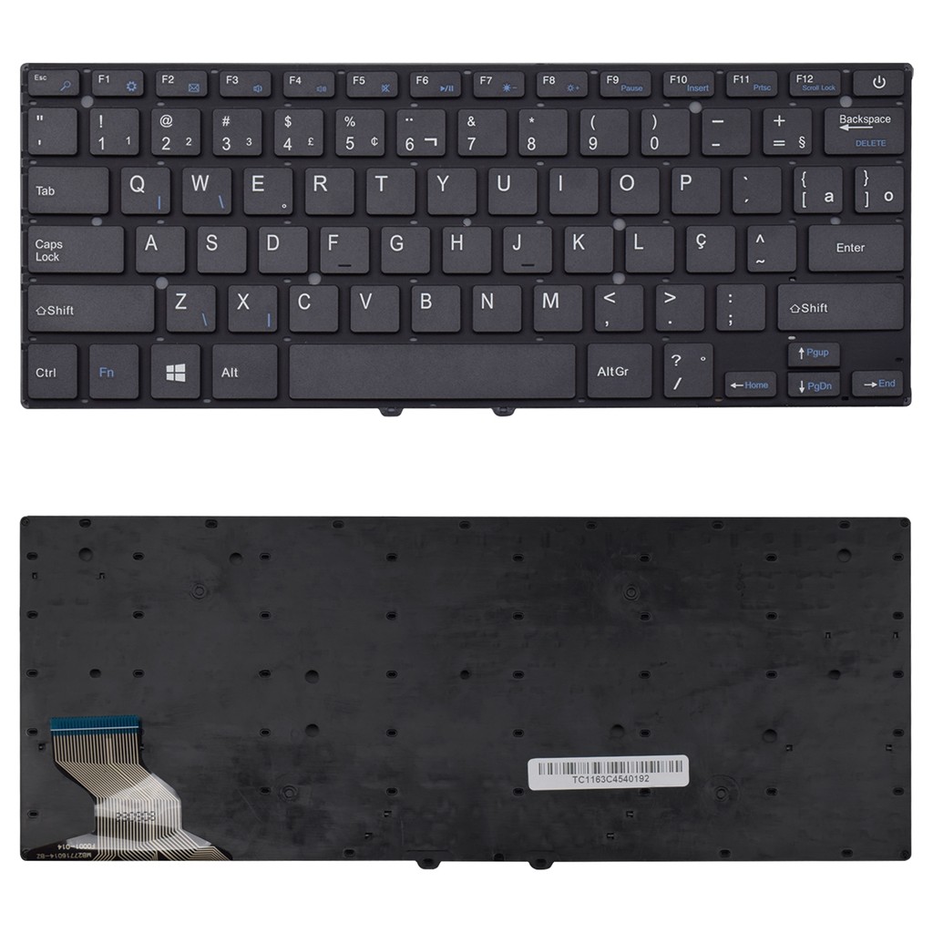 Teclado para Notebook Multilaser Legacy PC222 | Preto ABNT2