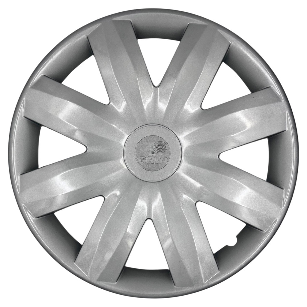 01 Calota Renault Logan Clio 2007 2008 Aro 14 Prata Roda Ferro