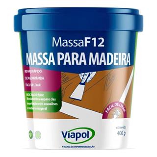 VIAPOL MASSA P/MADEIRA IMBUIA  F-12 400GR em Oferta na Shopee