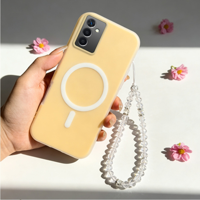 Capa TTTP para SAMSUNG a13 a32 4g SAMSUNG a52 a53 a73 a33 a52s a72 a32 a23 5g Capa de telefone macia nova cor creme amar