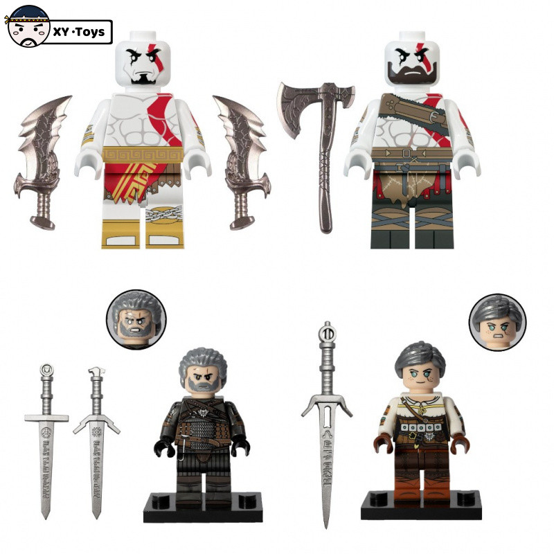 Menino brinquedo decoração de mesa presente de aniversário mito decoração Quitus blocos de construção