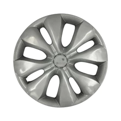 01 Calota Grid Aro 15 Prata Tampa Encaixe C3 2014 2015 2016 2017 2018