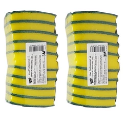 Kit com 20 Esponja de Limpeza Dupla Face SCOTCH Brite 3M