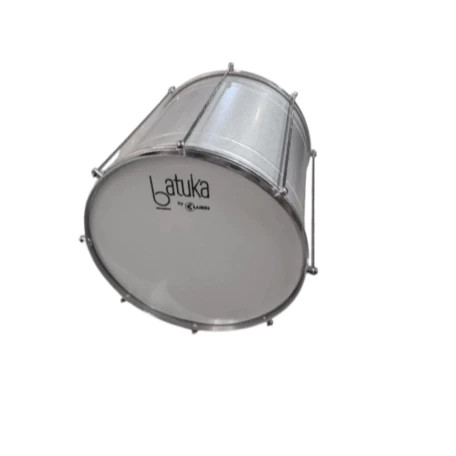 Surdo 45x16 Alumisteel 8 Afin Aro Bola Cromado Pele Leitosa Batuka 60052BCR