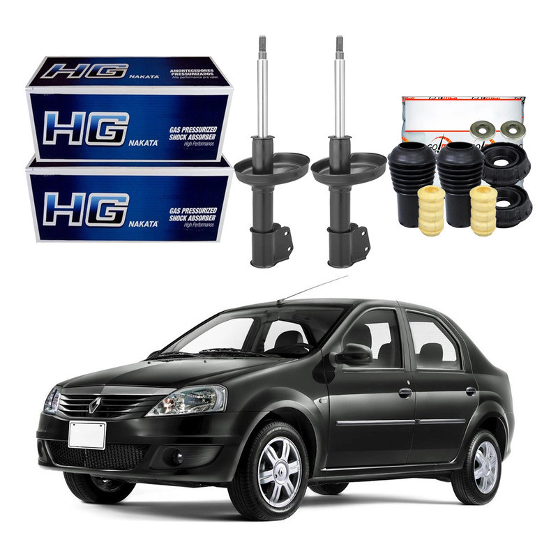 Kit Amortecedor Dianteiro, Logan 1.0 1.6 2007 A 2013 em Oferta na Shopee