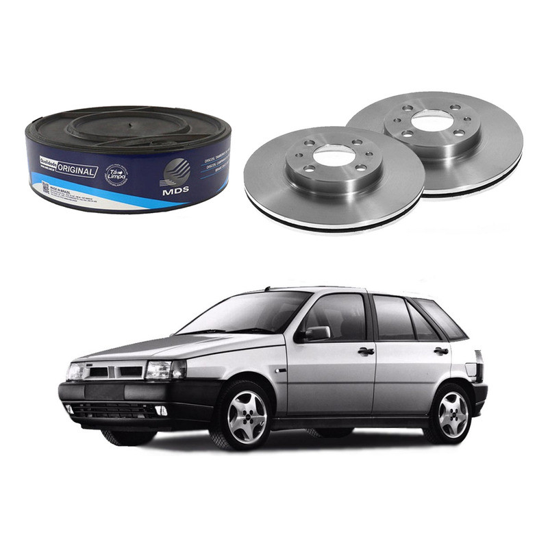Disco Freio Dianteiro Mds Tipo 1.6 1994 A 1997 em Oferta na Shopee