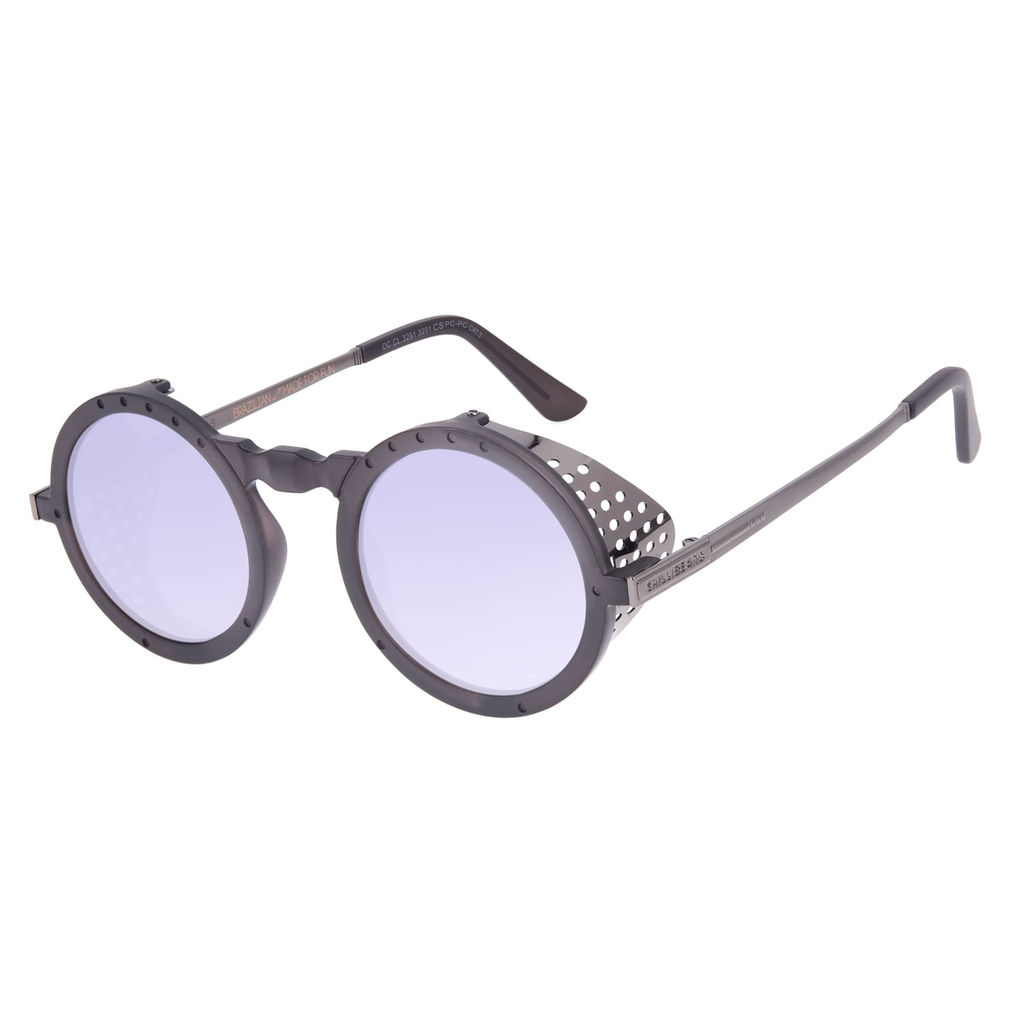 Óculos de Sol Unissex Alok Icônico Steampunk 2.0 Dia dos Namorados Espelhado