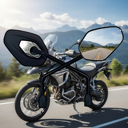 Retrovisor Tiger 1200 Triumph Rosca Honda Para Cg 160 Fixo em Oferta na Shopee