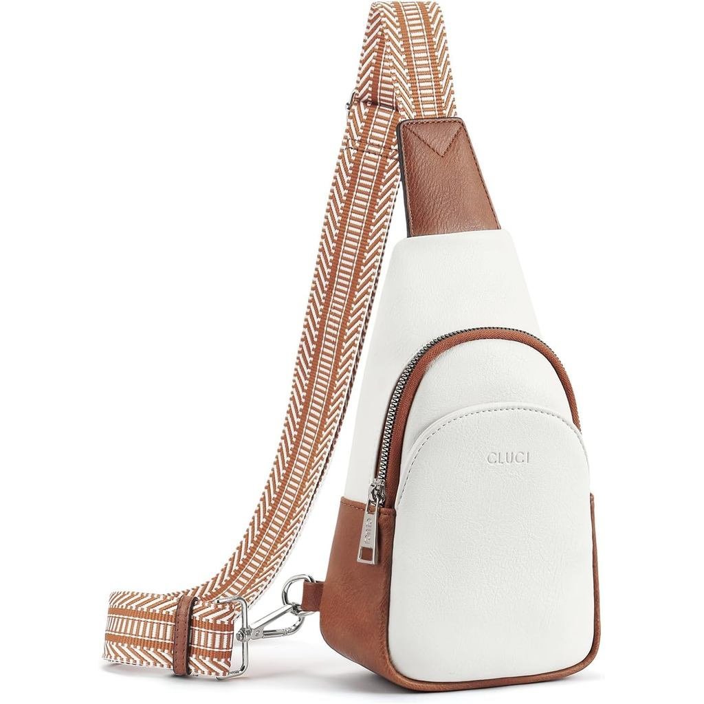Bolsa Pequena CLUCI para Mulheres, Pochete de Couro Vegano, Bolsas Transversais para Mulheres, Presentes de Aniversário