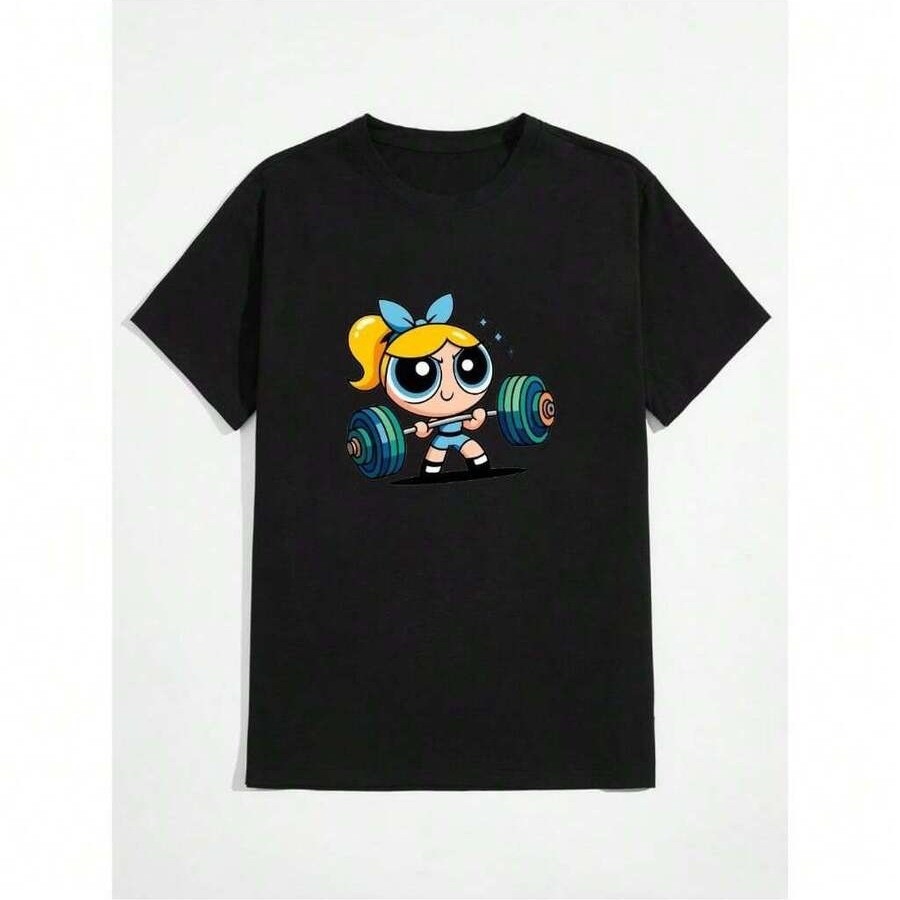 CAMISETA CONFORTAVEL ALGODAO SUPER PODEROSAS MALHANDO UNISSEX