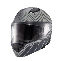 Capacete Moto Texx Kratos Cyber Cinza Fosco Motociclista