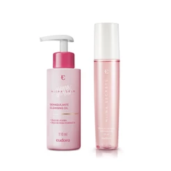 Eudora Kit Niina Secrets Skin: Bruma Facial 110ml + Demaquilante Cleasing Oil 110ml