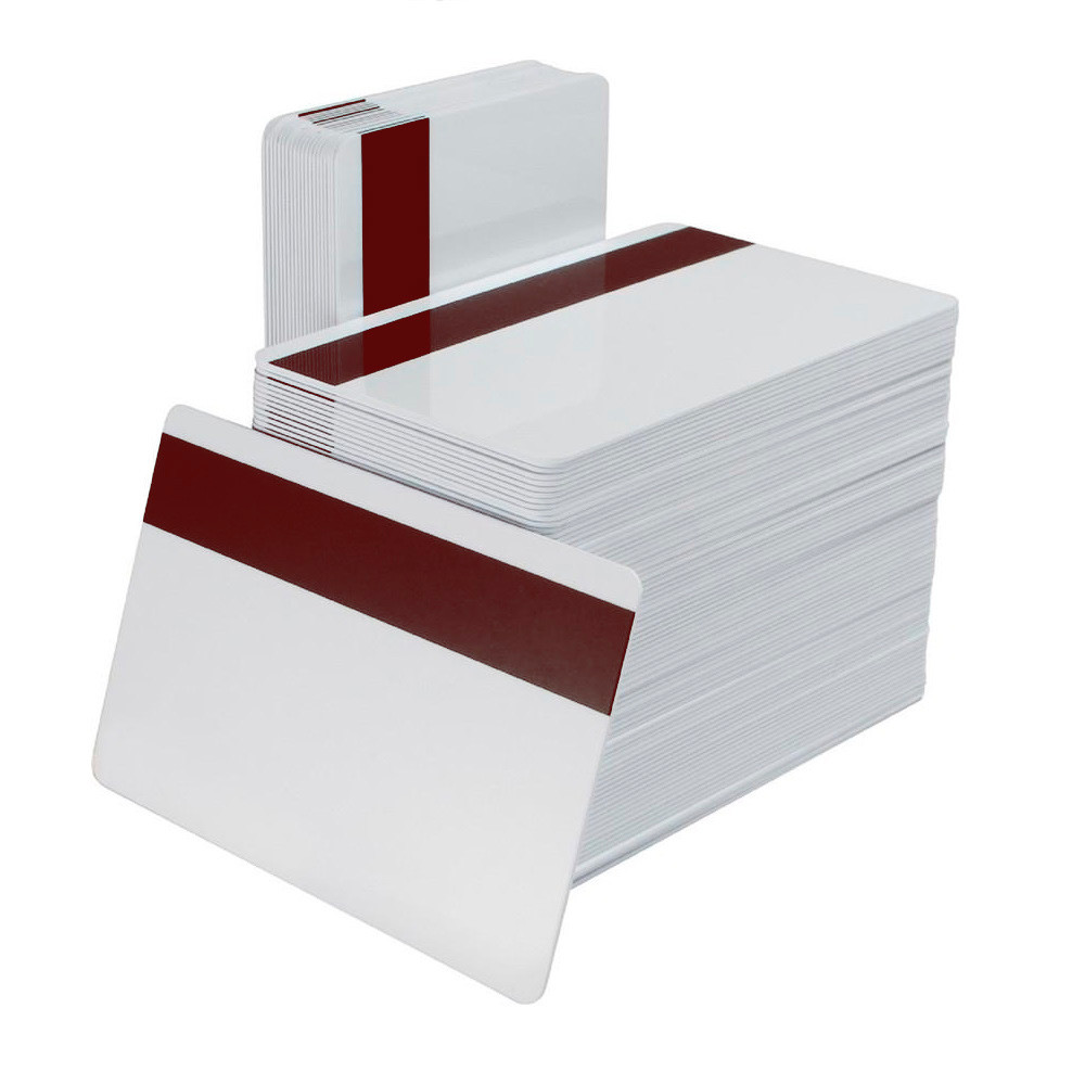 CARTÃO PVC BRANCO 0,76 MM Tarja Magnética Baixa - 100 unidades