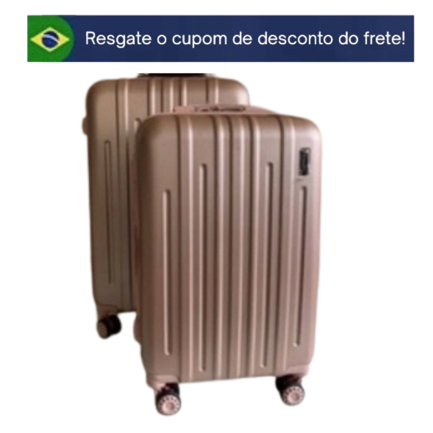 Mala Grande 35kg + Mala Média 23kg Para Viagem