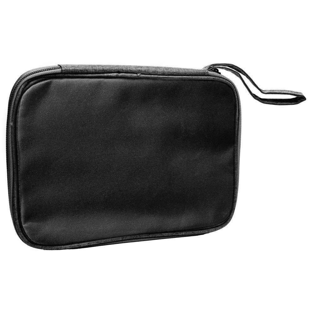 Organizador de Cabo Lyor 24cm x 3cm x 17cm Preto Poliéster