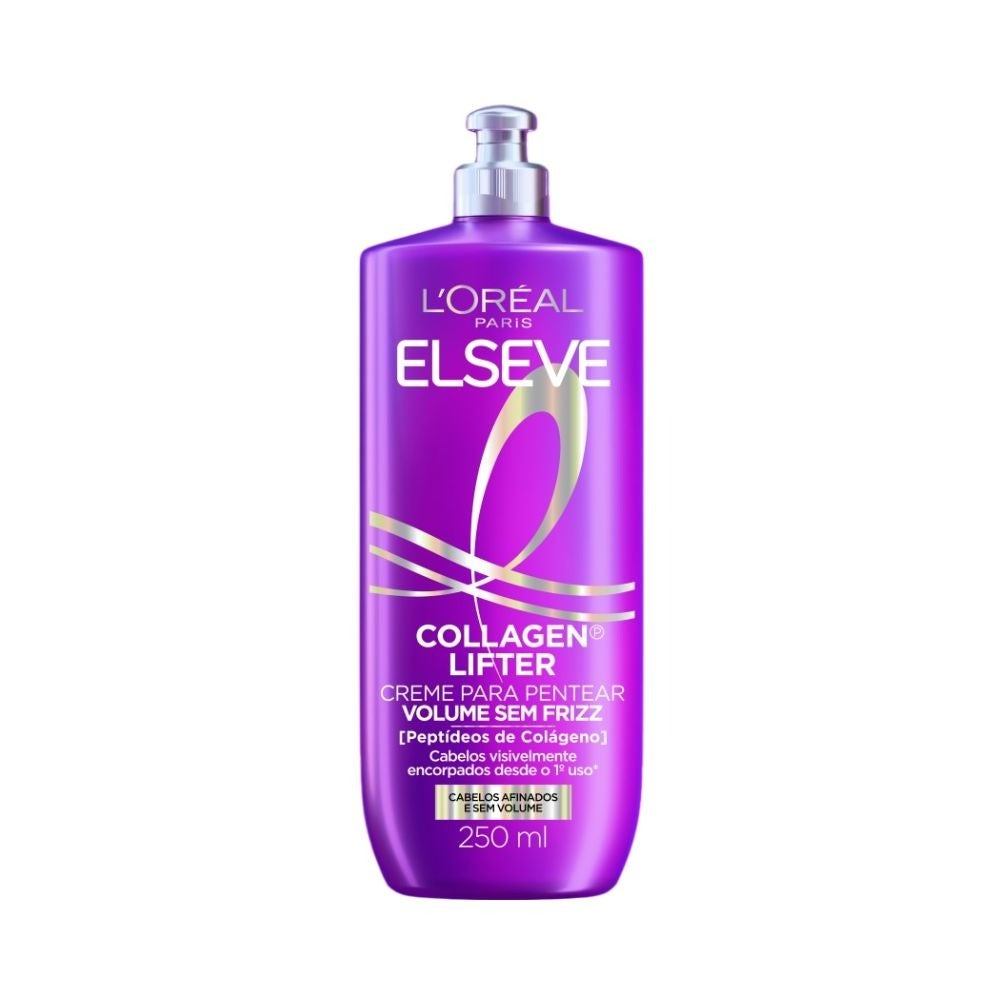 Creme de Pentear Elseve Collagen Lifter 250ml em Oferta na Shopee