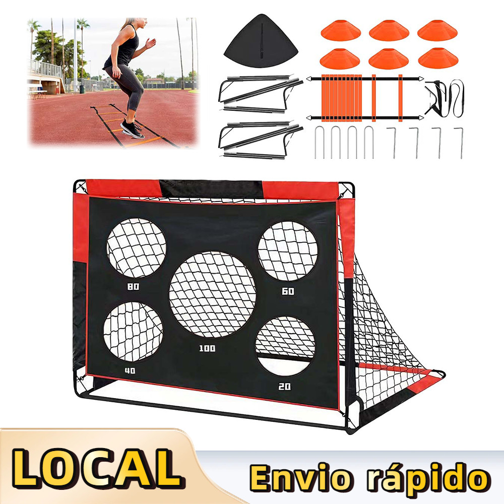 Rede de Gol de Futebol para Crianças Brinquedo Infantil Dobrável Fácil Montagem Portão de Futebol Portátil