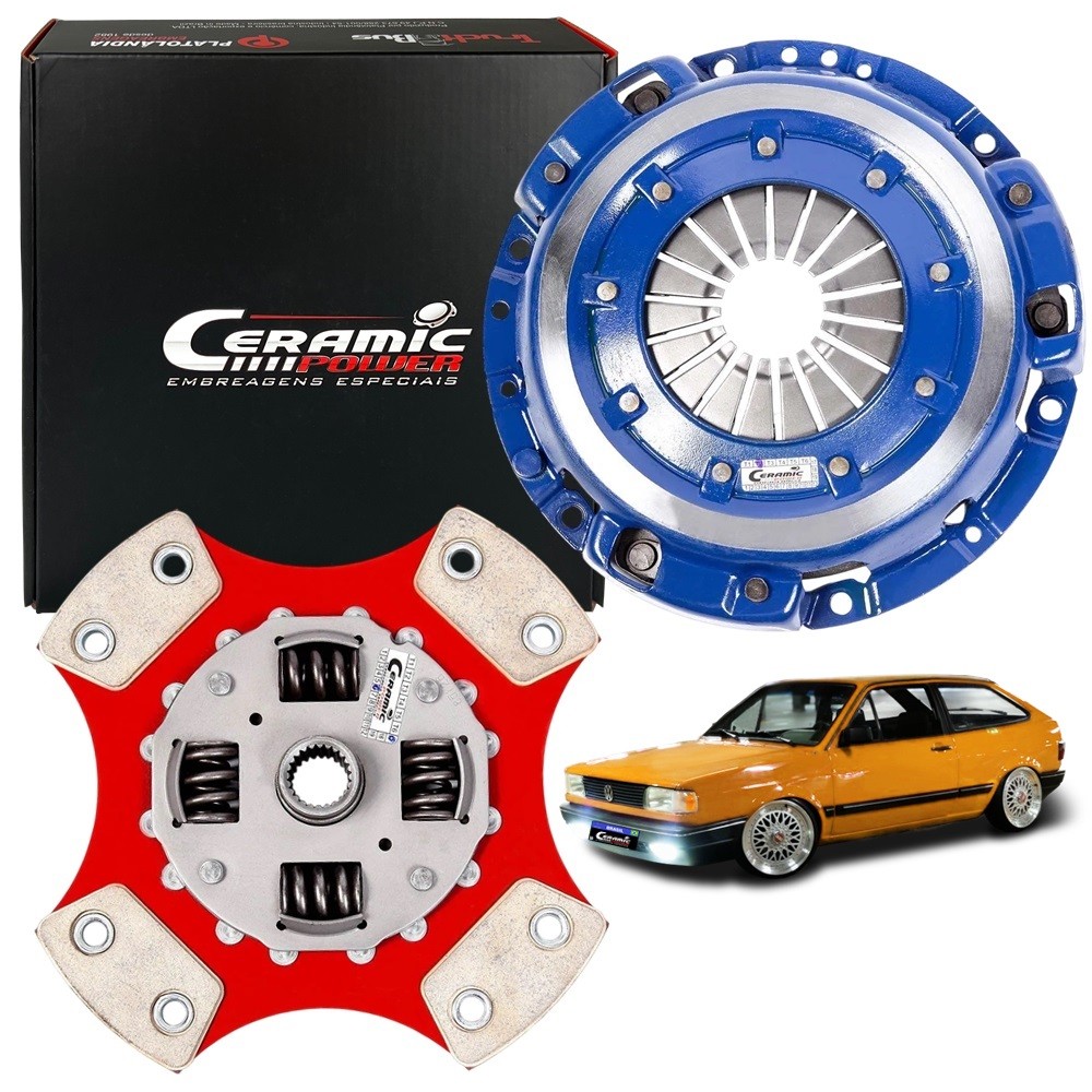 Embreagem Cerâmica 980lbs 4 Pastilhas Ap 1.6 1.8 2.0 1983 Até 2013 Ceramic Power