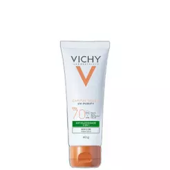 Vichy Purify Sem Cor FPS 70 - Protetor Solar Facial 40g