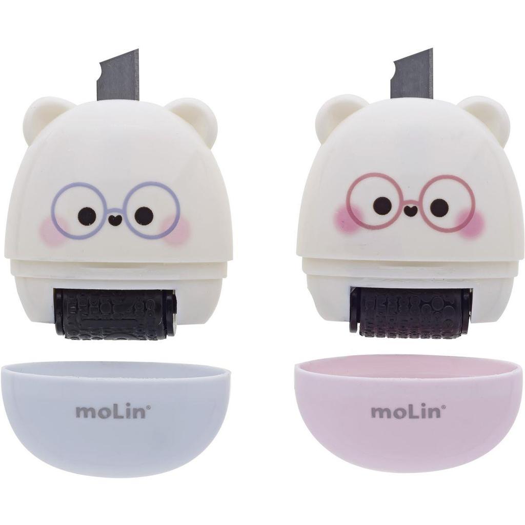 Estilete/Carimbo MOLIN Estreito Love c/Carimbo Roller MOLIN Blister Un