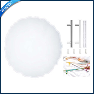 Kit Moldes de resina moldes para bandejas redondas moldes para alças reutilizáveis adequados para decoração DIY em Oferta na Shopee