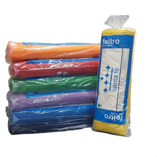 Feltro Santa Fé Rolo 10 Metros Largura 1,40m Tecido 100% Poliester para Artesanato e Decoraçao em Oferta na Shopee