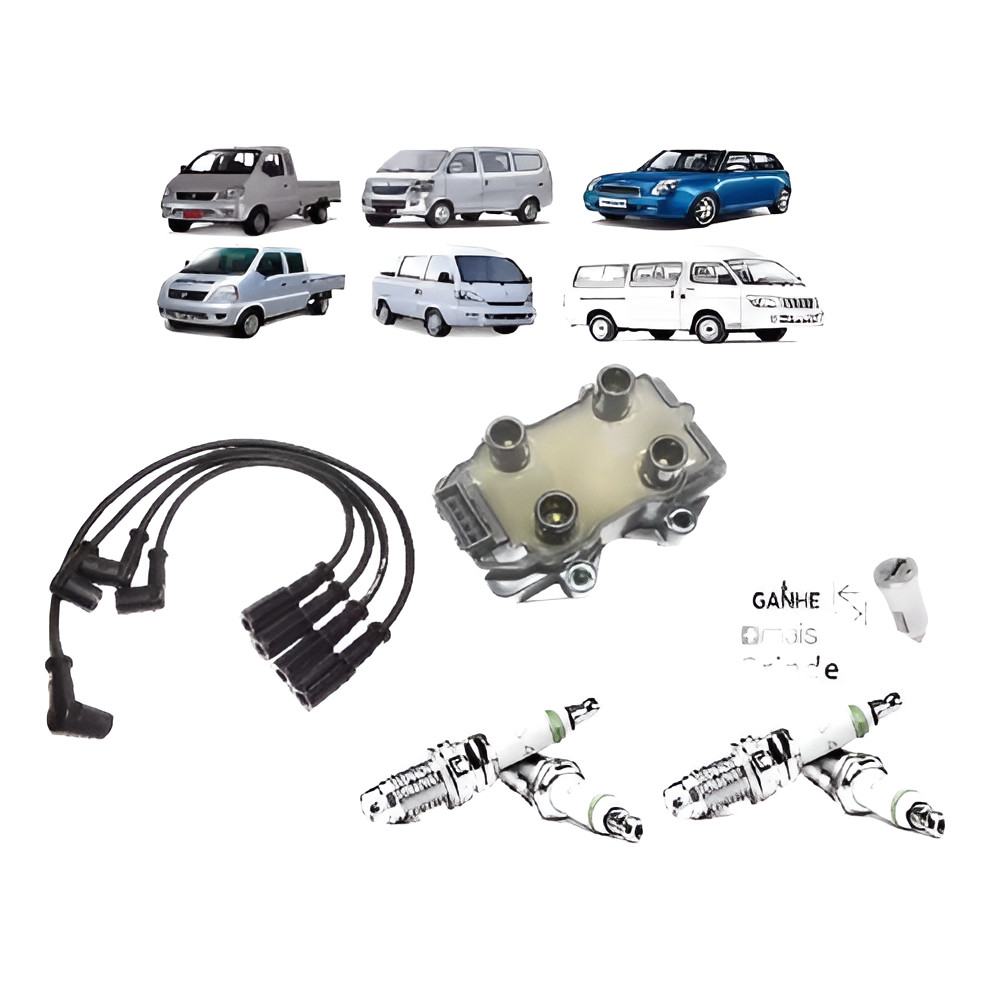 Cabo Vela Changan (chana) Cargo 2010 + Vela + Bobina 4 Pinos