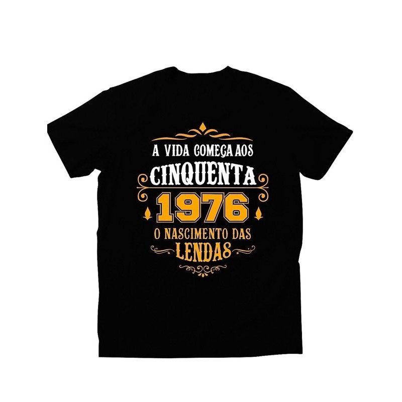 [Camiseta Premium em Algodão Puro]GXG Camiseta  unissex nascidas em 1976 50 anos de idade (2026) em Oferta na Shopee