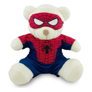 Urso Pelúcia Super Herói Fantasia 20cm Brinquedo Criança Aranha em Oferta na Shopee