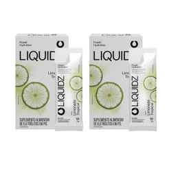Kit Limonada Tropical LIQUIDZ® - Eletrólitos Zero Açúcares - 2 Caixas - 12 sachês