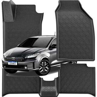 Jogo de Tapete Bandeja Cronos 2018 em Diante 5pc Emborrachado em Oferta na Shopee