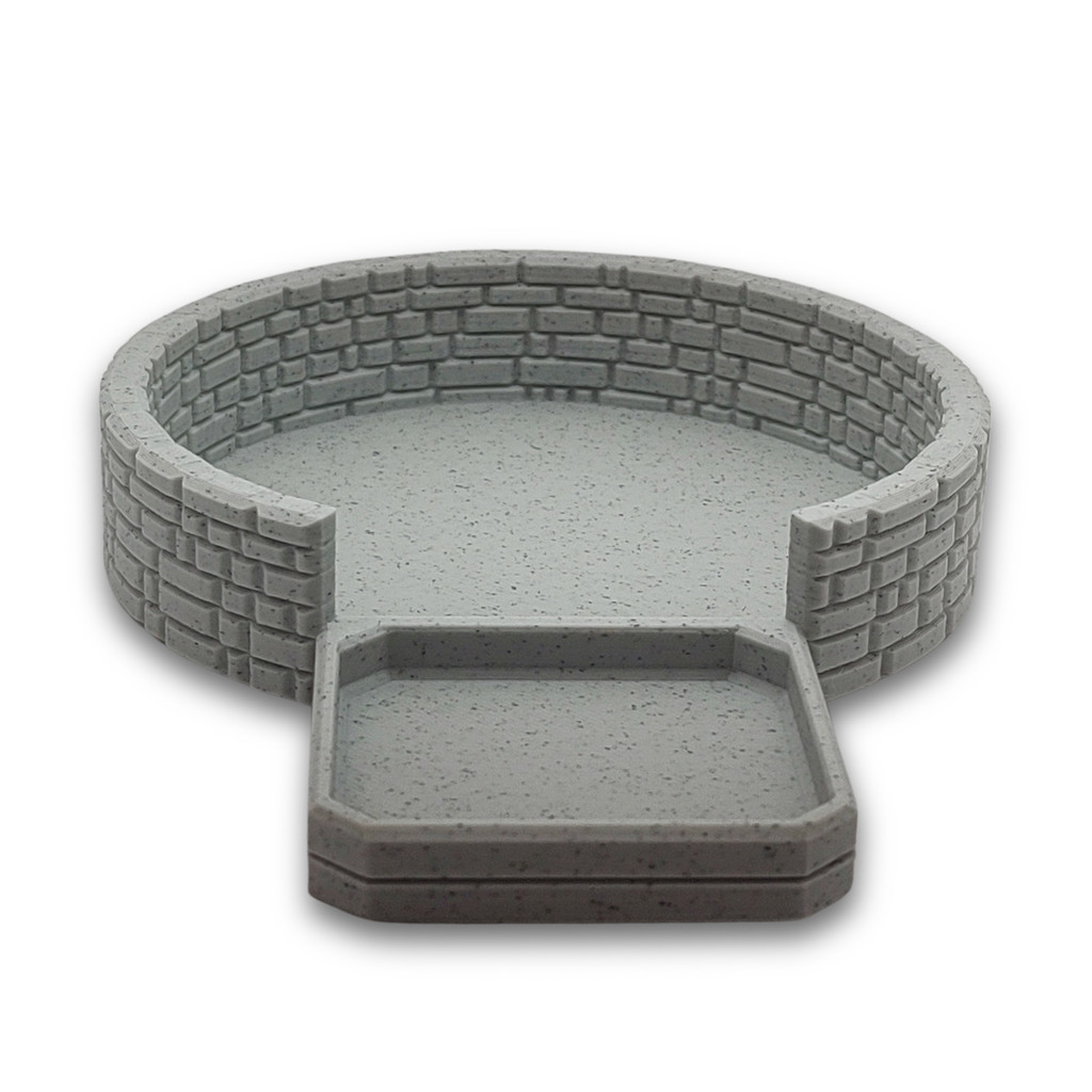 Bandeja de Dados do Covil RPG D&D Jogo Tabuleiro Mesa 3D