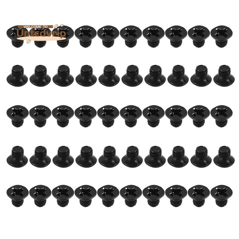 50 Peças Parafusos M3x4mm Substituição Pretos Para Disco Rígido De Laptop