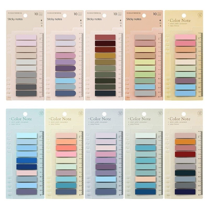 kit De Notas Adesivas Coloridas Destaque Suas Ideias 600 folhas em Oferta na Shopee
