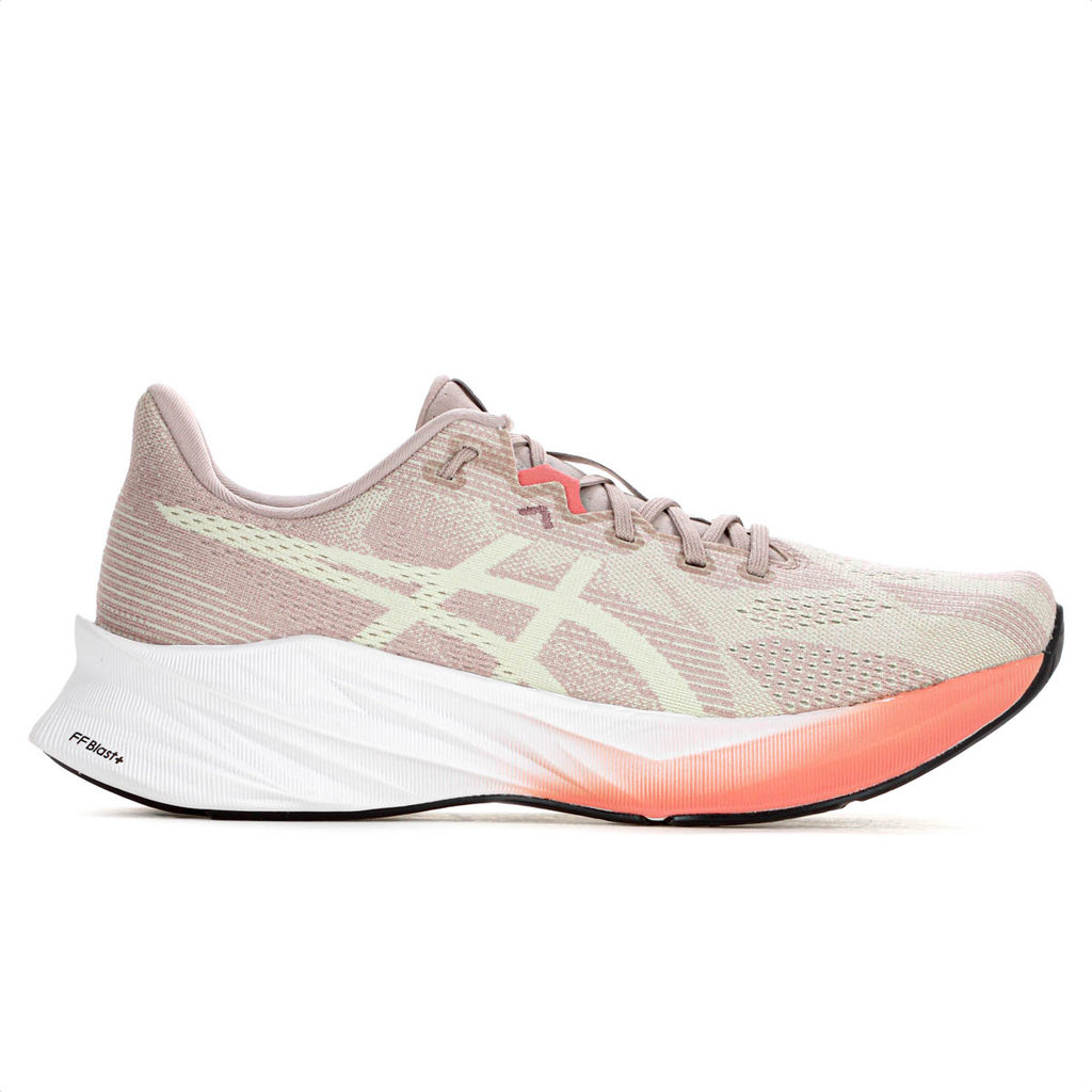 Tênis Asics Dynablast 5 Rose Bege e Coral - Feminino