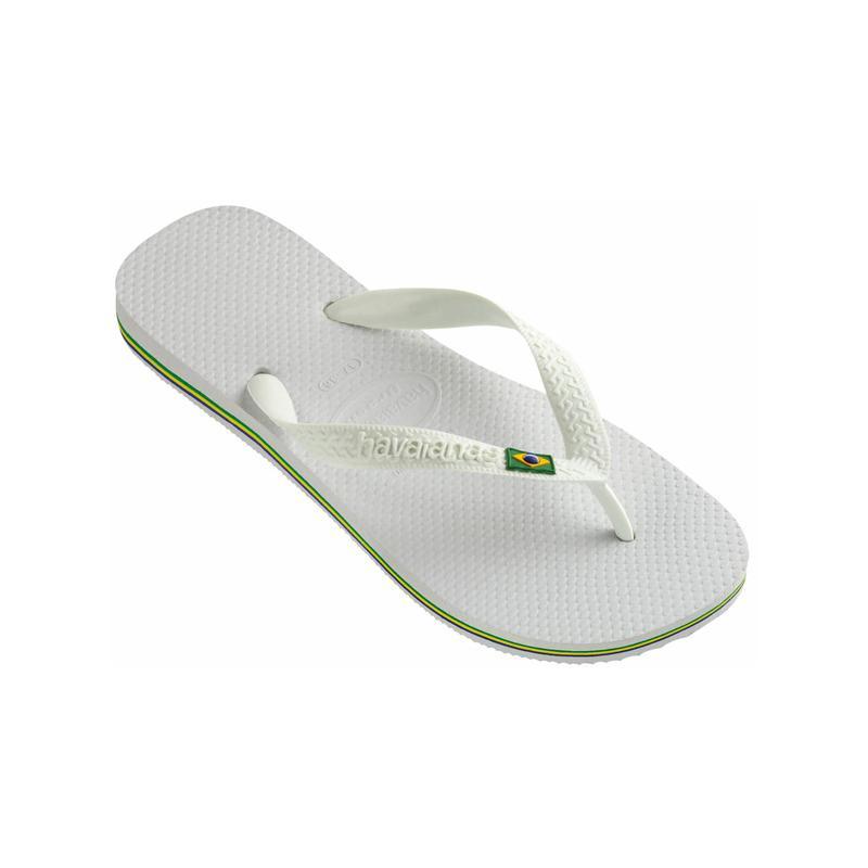 Sandália Havaianas Brasil Branca 39/40 Adulto Unissex em Oferta na Shopee