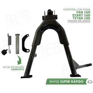 Kit Cavalete Central CG 125 150 160 Titan Fan Start Todos os Anos Com Mola + Pino + Meia Lua em Oferta na Shopee