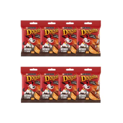 Pack Petisco Doguitos Bifinho de Carne Cães Adultos e Filhotes 65g com 8 unidades