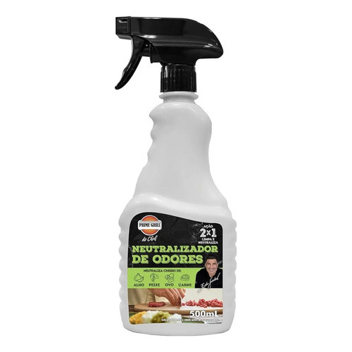 Neutralizador De Odor 2x1 Limpa Perfuma Churrasqueira Cozinha Prime Grill Tira Cheiro