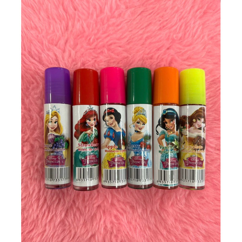 Kit 12 Brilho labial - Princesas infantil | Beleza Maquiagem