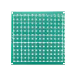 Placa Perfurada Fibra de Vidro Face Simples 10x10cm