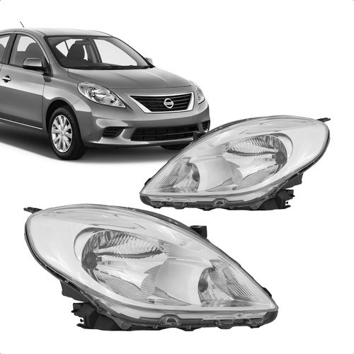 Par Farol Versa 2011 2012 2013 2014 Manual Ambos Lados em Oferta na Shopee